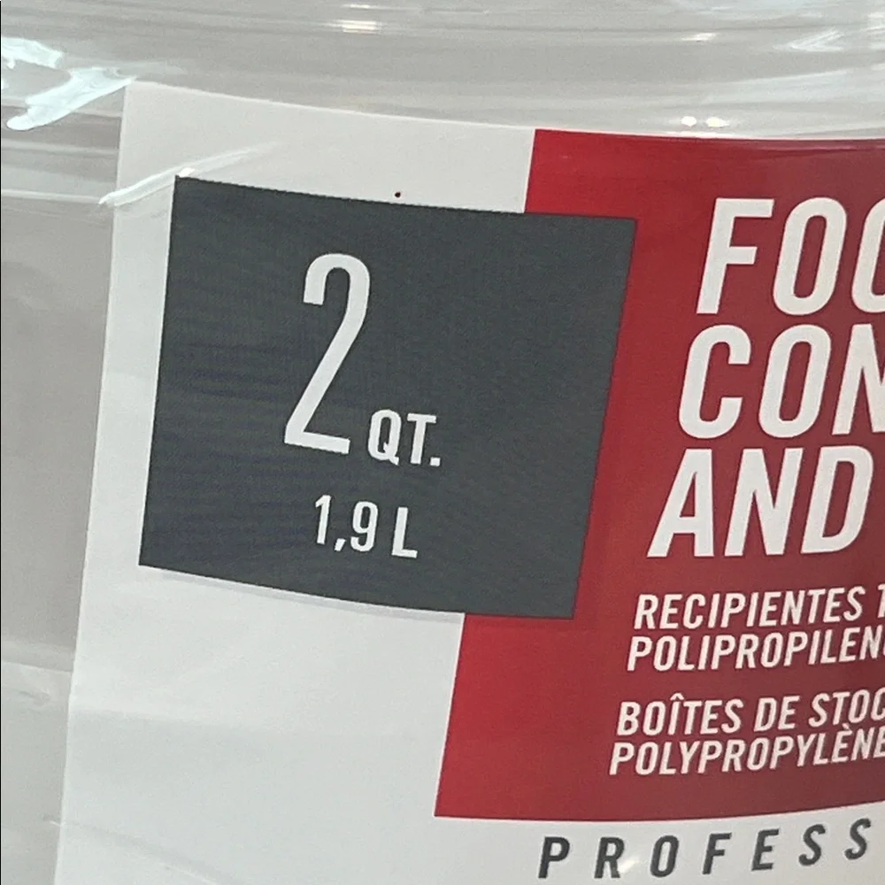 3pc Food Storage & Covers..